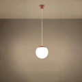 Lampa wisząca UGO 20 ochra czerwona zwis SL.2219 SOLLUX LIGHTING