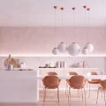 Lampa wisząca UGO 30 ochra czerwona zwis SL.2220 SOLLUX LIGHTING