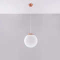 Lampa wisząca UGO 30 ochra czerwona zwis SL.2220 SOLLUX LIGHTING
