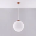 Lampa wisząca UGO 40 ochra czerwona zwis SL.2221 SOLLUX LIGHTING
