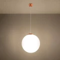 Lampa wisząca UGO 40 ochra czerwona zwis SL.2221 SOLLUX LIGHTING