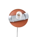 Lampa wisząca UGO 40 ochra czerwona zwis SL.2221 SOLLUX LIGHTING