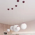 Lampa wisząca UGO 40 burgund zwis SL.2224 SOLLUX LIGHTING