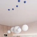 Lampa wisząca UGO 30 ultramaryna zwis SL.2226 SOLLUX LIGHTING