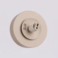 Lampa ścienna YOLI 1 taupe z włącznikiem kinkiet SL.2237 SOLLUX LIGHTING