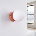 Lampa ścienna YOLI 1 ochra czerwona z włącznikiem kinkiet SL.2243 SOLLUX LIGHTING