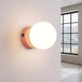 Lampa ścienna YOLI 1 ochra czerwona z włącznikiem kinkiet SL.2243 SOLLUX LIGHTING