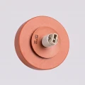 Lampa ścienna YOLI 1 ochra czerwona z włącznikiem kinkiet SL.2243 SOLLUX LIGHTING