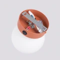Lampa ścienna YOLI 1 ochra czerwona z włącznikiem kinkiet SL.2243 SOLLUX LIGHTING