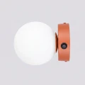 Lampa ścienna YOLI 1 ochra czerwona z włącznikiem kinkiet SL.2243 SOLLUX LIGHTING