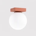 Lampa sufitowa YOLI 1 ochra czerwona plafon SL.2244 SOLLUX LIGHTING