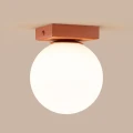 Lampa sufitowa YOLI 1 ochra czerwona plafon SL.2244 SOLLUX LIGHTING
