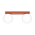 Lampa sufitowa YOLI 2 ochra czerwona plafon SL.2245 SOLLUX LIGHTING