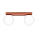 Lampa sufitowa YOLI 2 ochra czerwona plafon SL.2245 SOLLUX LIGHTING