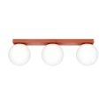 Lampa sufitowa YOLI 3 ochra czerwona plafon SL.2246 SOLLUX LIGHTING