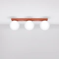 Lampa sufitowa YOLI 3 ochra czerwona plafon SL.2246 SOLLUX LIGHTING