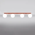 Lampa sufitowa YOLI 4 ochra czerwona plafon SL.2247 SOLLUX LIGHTING