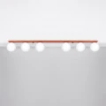 Lampa sufitowa YOLI 6 ochra czerwona plafon SL.2248 SOLLUX LIGHTING