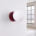 Lampa ścienna YOLI 1 burgund z włącznikiem kinkiet SL.2249 SOLLUX LIGHTING