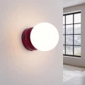 Lampa ścienna YOLI 1 burgund z włącznikiem kinkiet SL.2249 SOLLUX LIGHTING