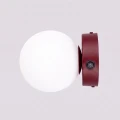 Lampa ścienna YOLI 1 burgund z włącznikiem kinkiet SL.2249 SOLLUX LIGHTING