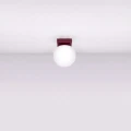 Lampa sufitowa YOLI 1 burgund plafon SL.2250 SOLLUX LIGHTING