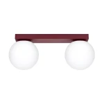 Lampa sufitowa YOLI 2 burgund plafon SL.2251 SOLLUX LIGHTING
