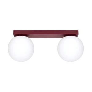 Lampa sufitowa YOLI 2 burgund plafon SL.2251 SOLLUX LIGHTING
