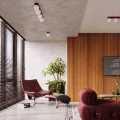Lampa sufitowa YOLI 2 burgund plafon SL.2251 SOLLUX LIGHTING