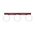 Lampa sufitowa YOLI 3 burgund plafon SL.2252 SOLLUX LIGHTING