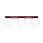 Lampa sufitowa YOLI 3 burgund plafon SL.2252 SOLLUX LIGHTING