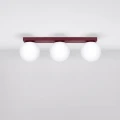 Lampa sufitowa YOLI 3 burgund plafon SL.2252 SOLLUX LIGHTING