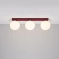 Lampa sufitowa YOLI 3 burgund plafon SL.2252 SOLLUX LIGHTING
