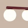 Lampa sufitowa YOLI 3 burgund plafon SL.2252 SOLLUX LIGHTING