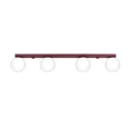 Lampa sufitowa YOLI 4 burgund plafon SL.2253 SOLLUX LIGHTING