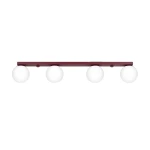 Lampa sufitowa YOLI 4 burgund plafon SL.2253 SOLLUX LIGHTING
