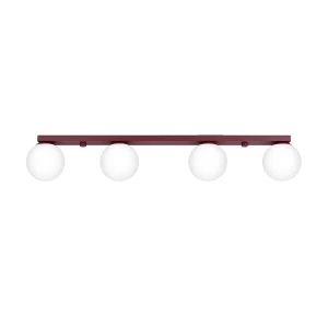 Lampa sufitowa YOLI 4 burgund plafon SL.2253 SOLLUX LIGHTING