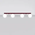 Lampa sufitowa YOLI 4 burgund plafon SL.2253 SOLLUX LIGHTING