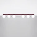 Lampa sufitowa YOLI 6 burgund plafon SL.2254 SOLLUX LIGHTING
