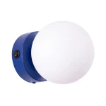 Lampa ścienna YOLI 1 ultramaryna z włącznikiem kinkiet SL.2255 SOLLUX LIGHTING