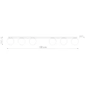 Lampa sufitowa YOLI 6 ultramaryna plafon SL.2260 SOLLUX LIGHTING