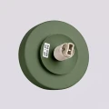 Lampa ścienna YOLI 1 zielona oliwka z włącznikiem kinkiet SL.2261 SOLLUX LIGHTING