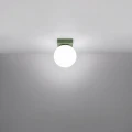 Lampa sufitowa YOLI 1 zielona oliwka plafon SL.2262 SOLLUX LIGHTING