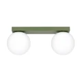 Lampa sufitowa YOLI 2 zielona oliwka plafon SL.2263 SOLLUX LIGHTING