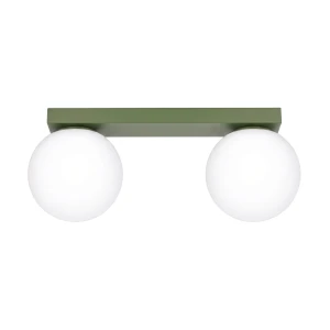 Lampa sufitowa YOLI 2 zielona oliwka plafon SL.2263 SOLLUX LIGHTING