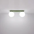 Lampa sufitowa YOLI 2 zielona oliwka plafon SL.2263 SOLLUX LIGHTING