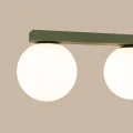 Lampa sufitowa YOLI 2 zielona oliwka plafon SL.2263 SOLLUX LIGHTING