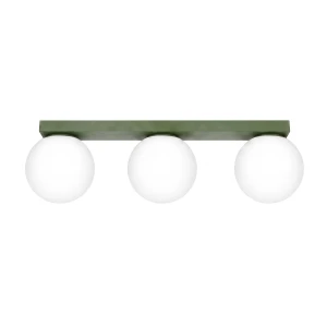 Lampa sufitowa YOLI 3 zielona oliwka plafon SL.2264 SOLLUX LIGHTING
