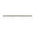 Lampa sufitowa YOLI 6 zielona oliwka plafon SL.2266 SOLLUX LIGHTING