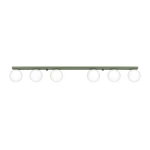 Lampa sufitowa YOLI 6 zielona oliwka plafon SL.2266 SOLLUX LIGHTING